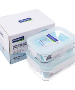 GL1196-BỘ HAI HỘP THỦY TINH CƯỜNG LỰC 400ml-700ml