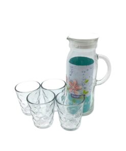 GL1614-4 BỘ BÌNH CỘNG 4 CỐC THỦY TINH